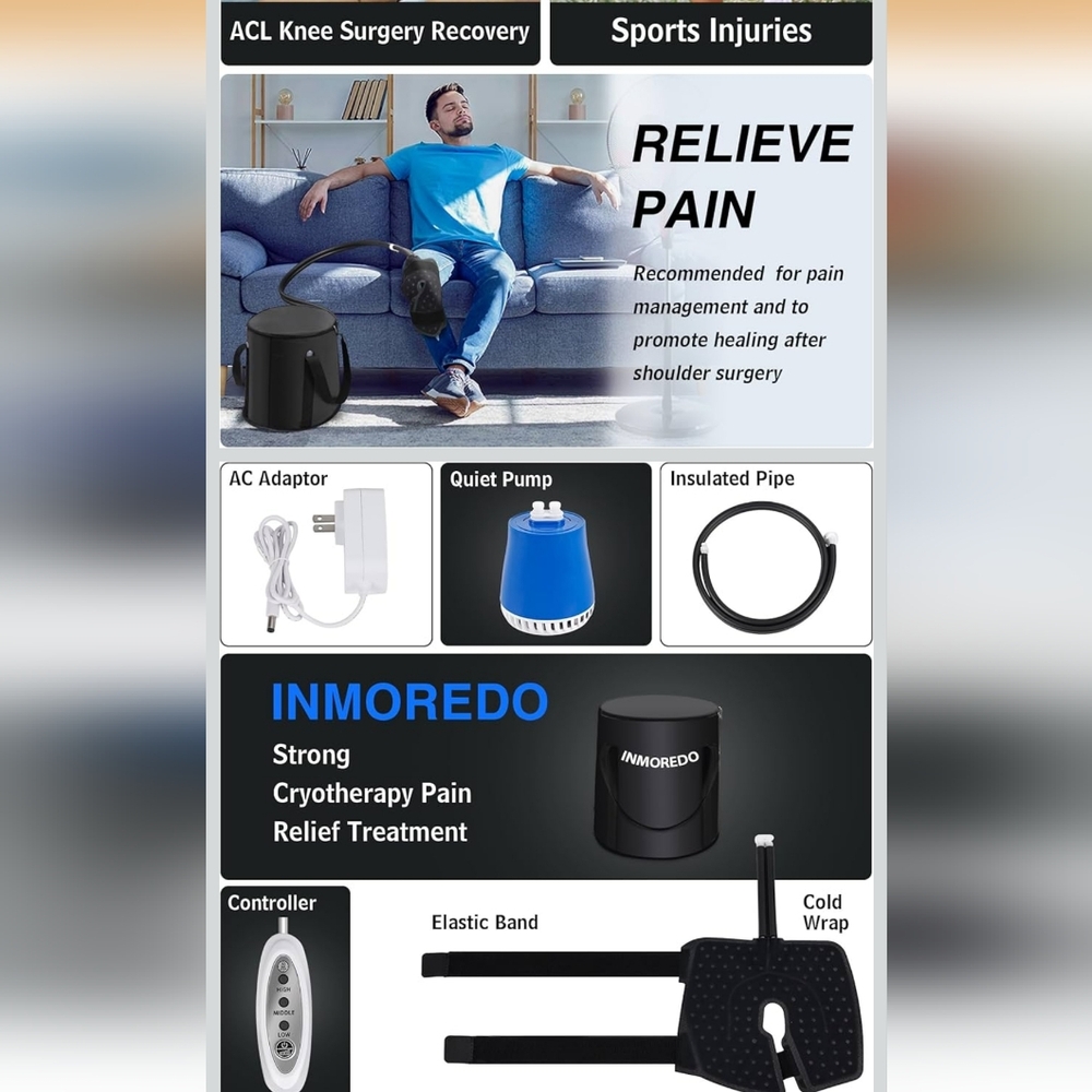 INMOREDO Cold Therapy Machine - Knee new